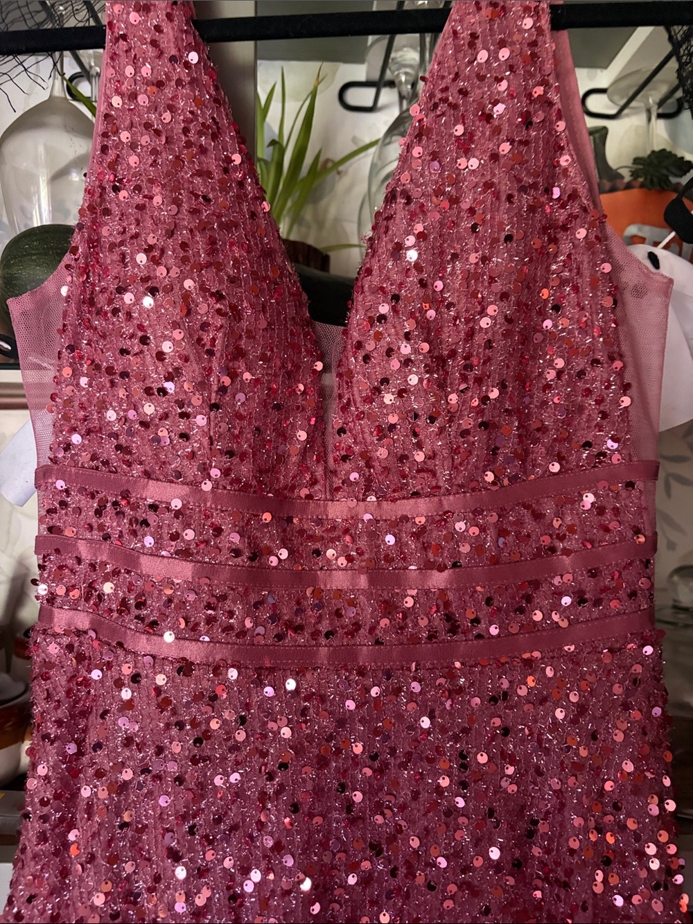 Pink Sequin dress